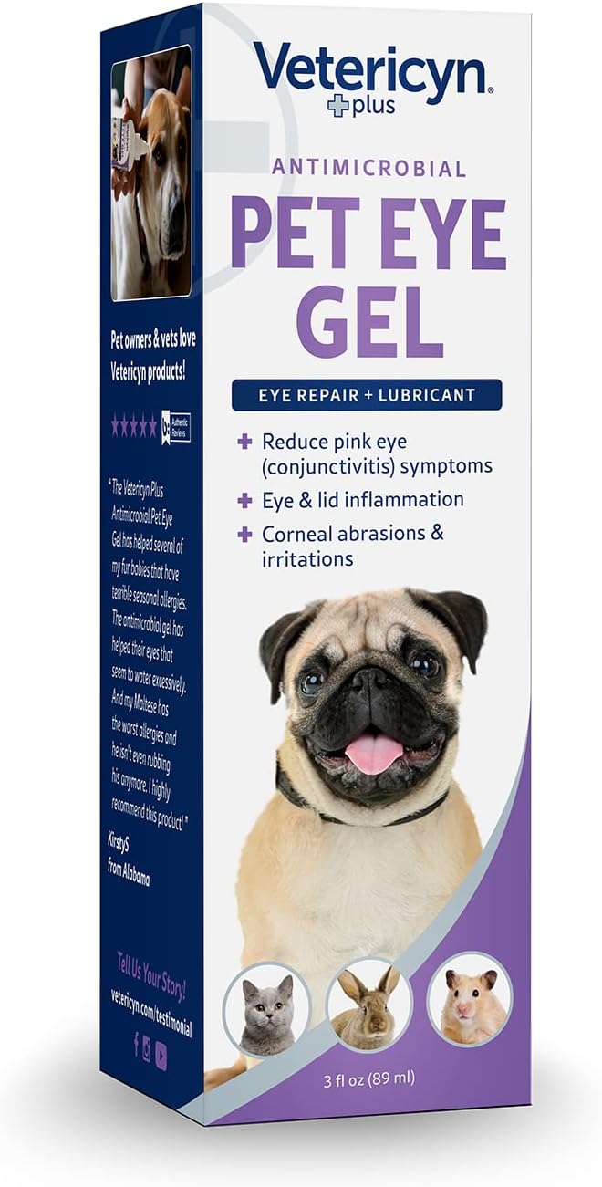 Vetericyn Plus Pet Eye Gel | Dog and Cat Eye Ointment Alternative to Lubricate and Relieve Eye Irritations and Abrasions, Reduce Symptoms of Pink Eye in Dogs and Cats. 3 ounces - Image 4